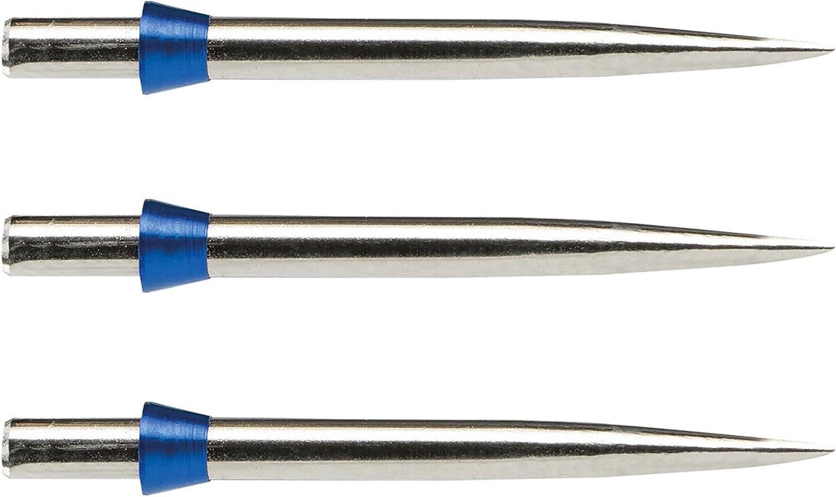 Dartpunten Set - Reservepunten - Precisie Werpen - Gepatenteerde Technologie - 32mm - Zilver Blauw