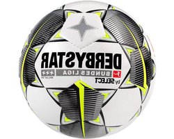 Top 10 beste voetballen voor training en wedstrijd 2026: Handgenaaide trainingsbal maat 5 wit-geel-zwart