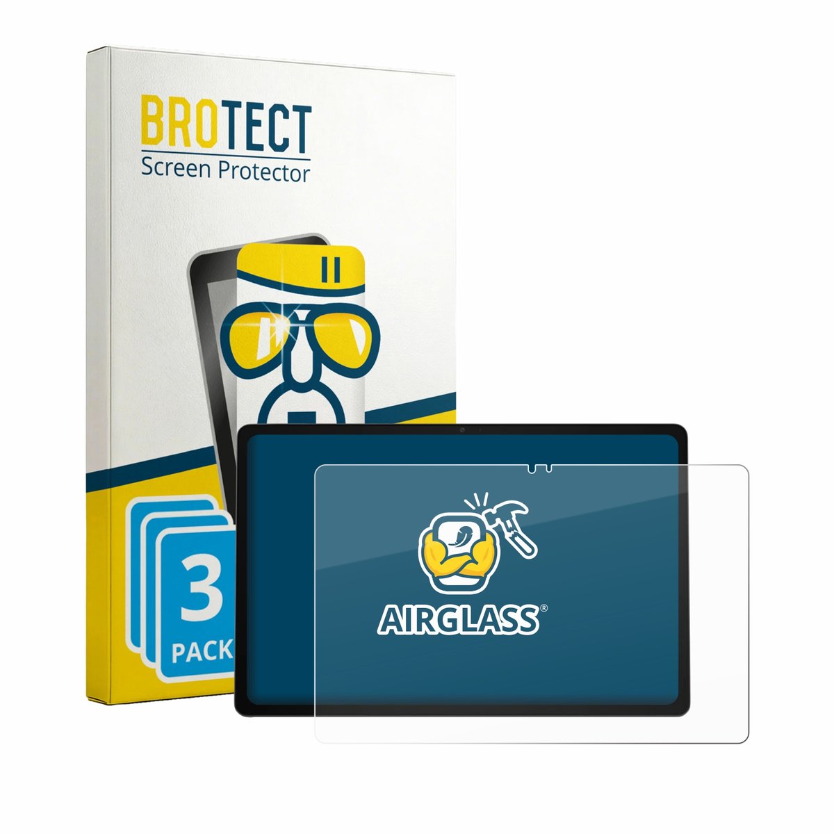 Screenprotector 3 Stuks voor ASUS Chromebook CM32 Beschermglas transparant
