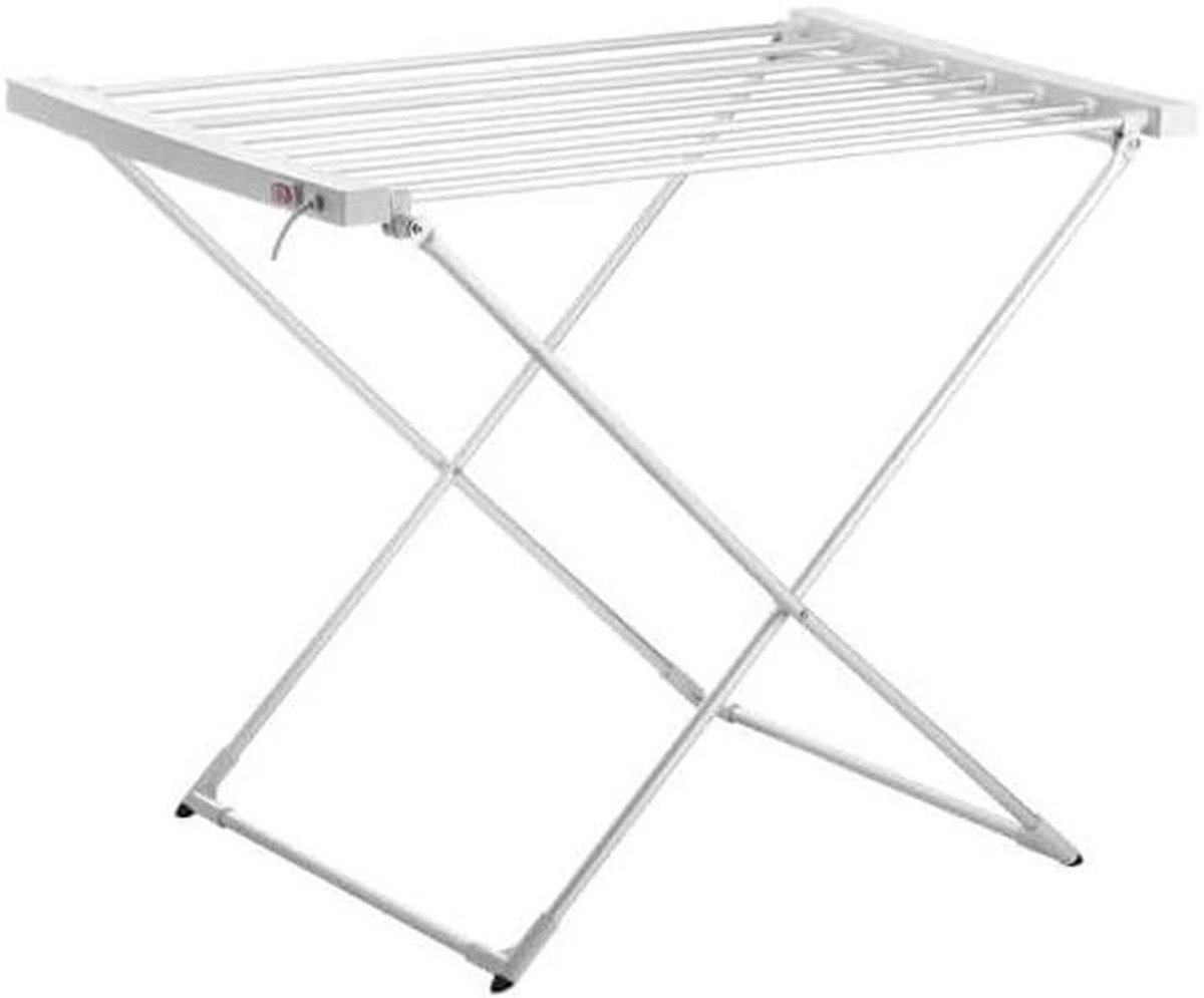 Elektrisch droogrek Kledingdroger Kleding drogen Efficiënte opwarming 73 x 94 x 525 cm Zilverkleurig