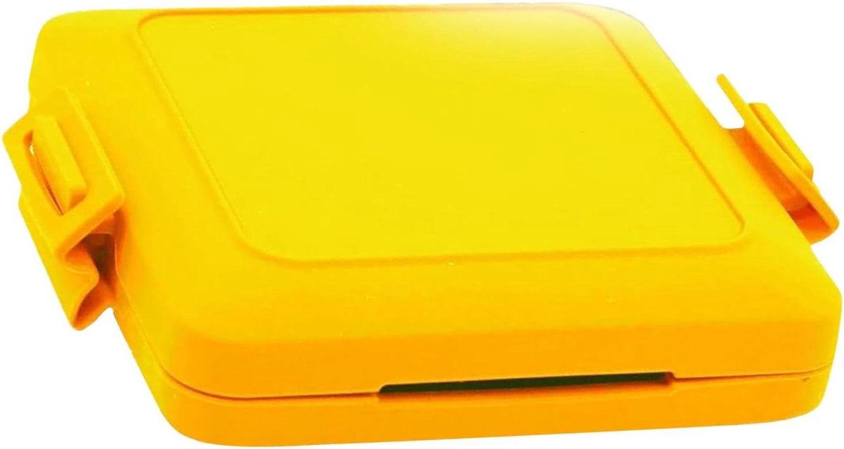 Magnetron Toastie Maker - Tosti Maker - Snelle Sandwiches Maken - Antiaanbaklaag - 17 cm breed - Geel