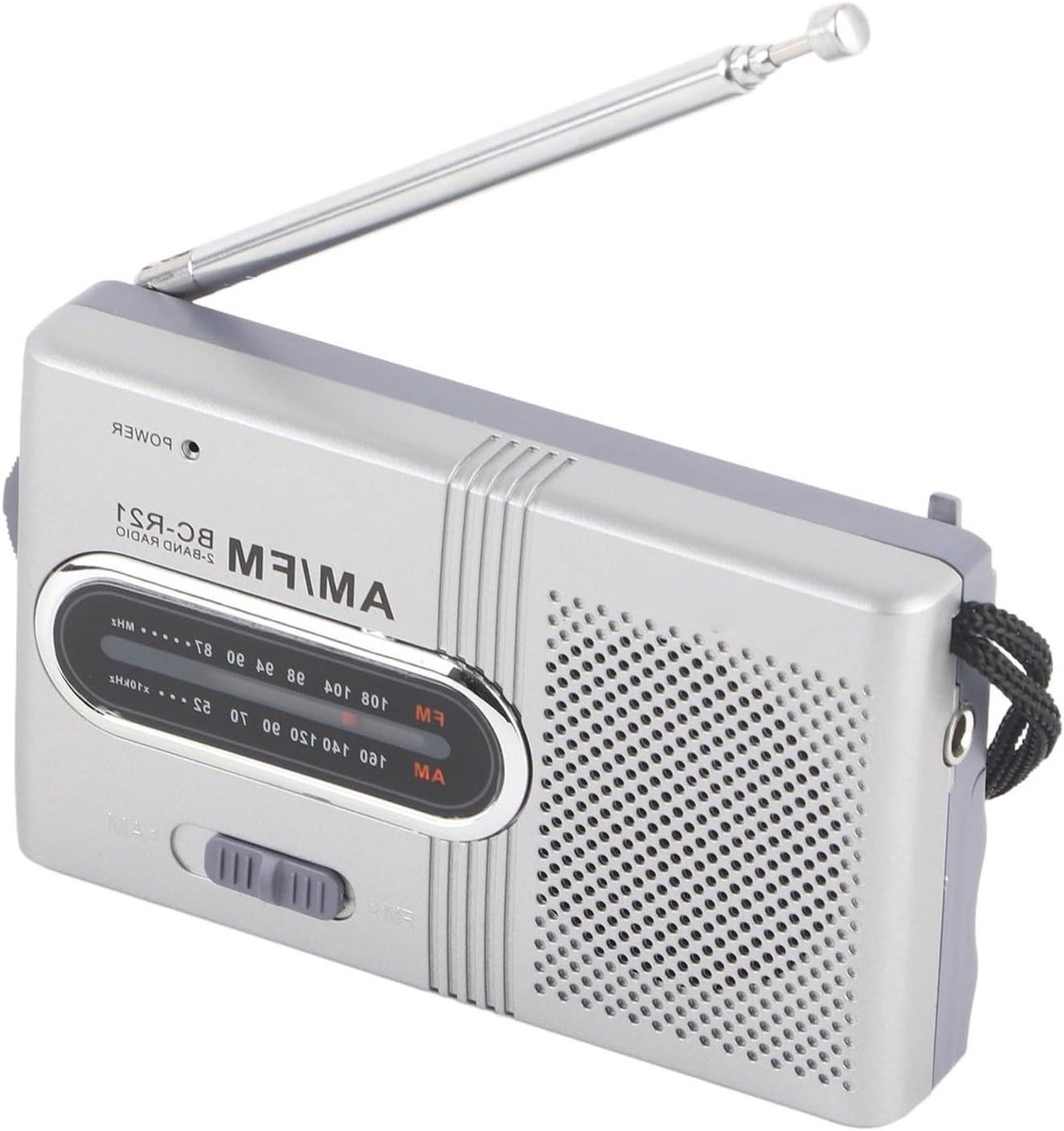 Draagbare Mini Radio met AM/FM en Stereo Luidsprekers