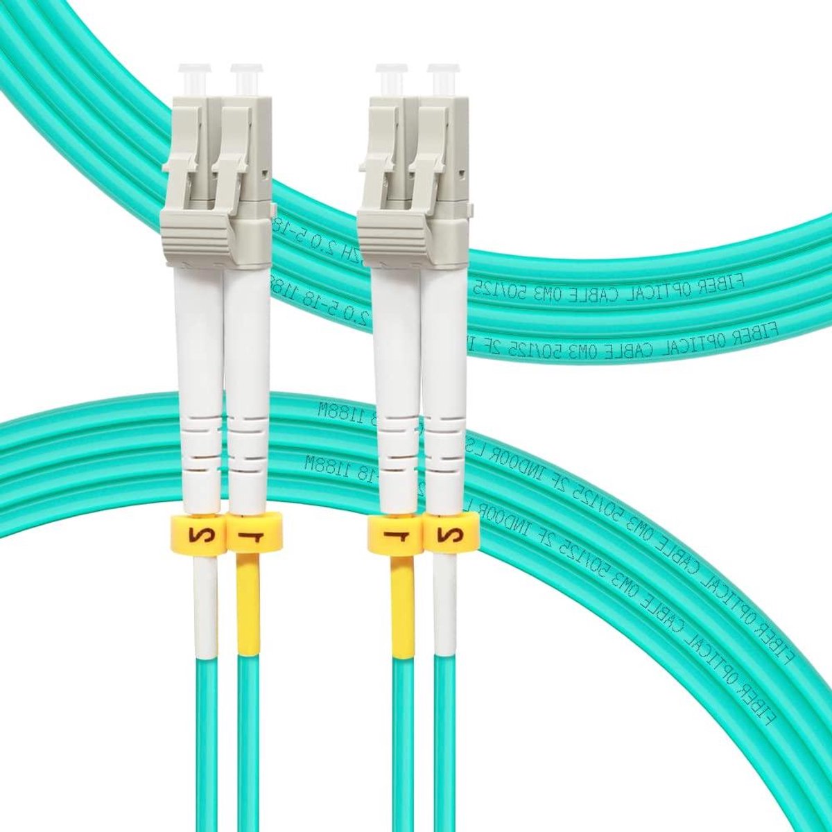 Glasvezel Patchkabel - LWL Kabel - Snelle Dataoverdracht - Duplex Multimode - 5 meter - Blauw