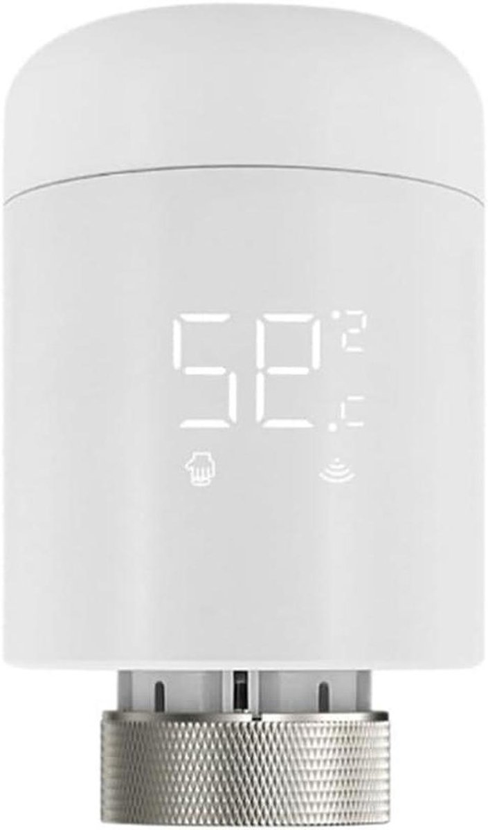 Slimme Radiatorthermostaat - Verwarming Regelaar - Energie Besparen - Zigbee Connectiviteit - M30 x 15 mm - Wit