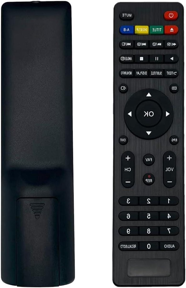 Afstandsbediening - Universele afstandsbediening - Tv bedienen - Geen programmering nodig - 16 x 6 x 2 cm - Zwart