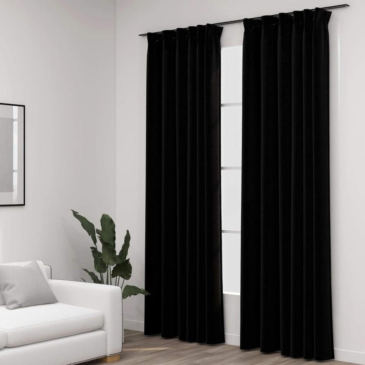 Blackout Gordijnen - Verduisterende Gordijnen - Privacy Creëren - Linnenlook - 140 x 245 c