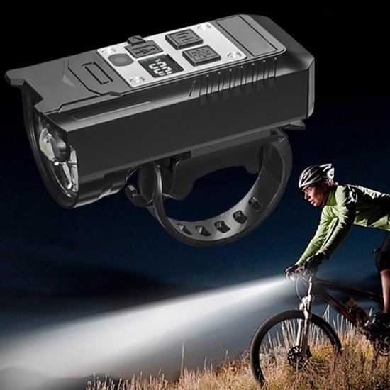 Fietsverlichting Set - Koplamp Achterlicht - Nachtritten Veilig - Extreem Helder - 20 Meter Bereik - Zwart — afbeelding 3