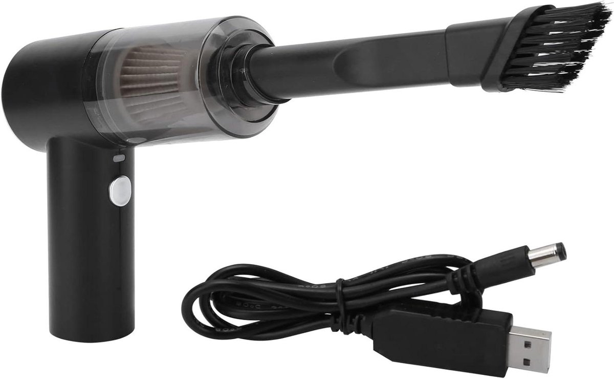 Handstofzuiger - Draadloze stofzuiger - Auto en bureau reinigen - Krachtige 9000PA zuigkracht - 120W - Wit