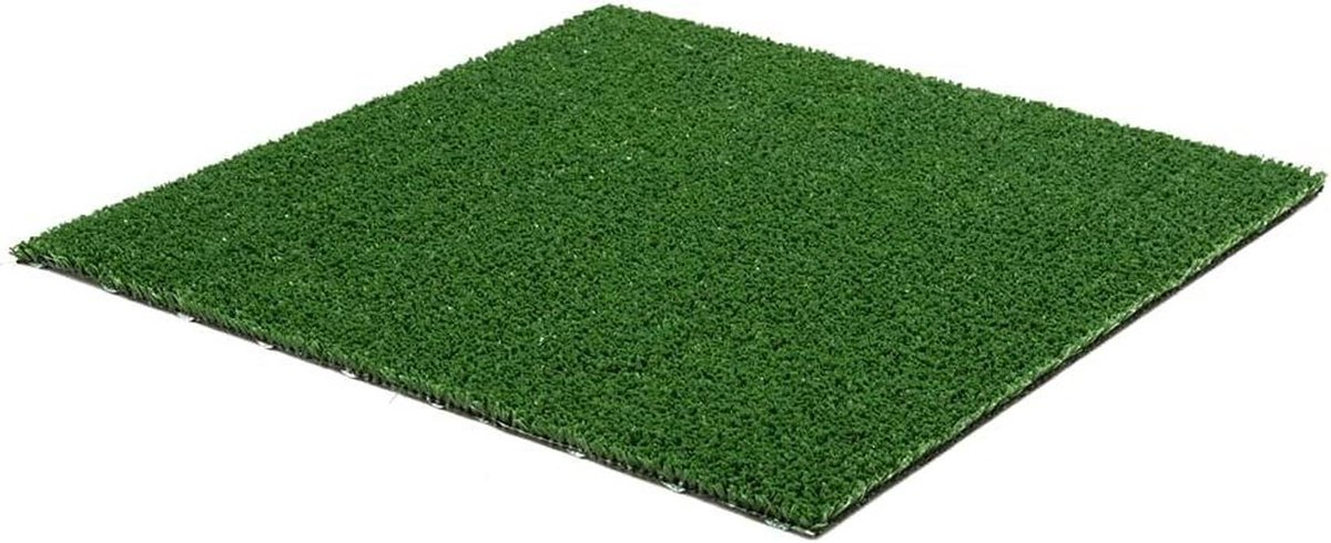 Kunstgras Basisgroen - Natuurlijke Vezels Gazon - Balkon Terras Tuin - Onderhoudsarm Weerbestendig - 1.33 x 1.00 m - Groen