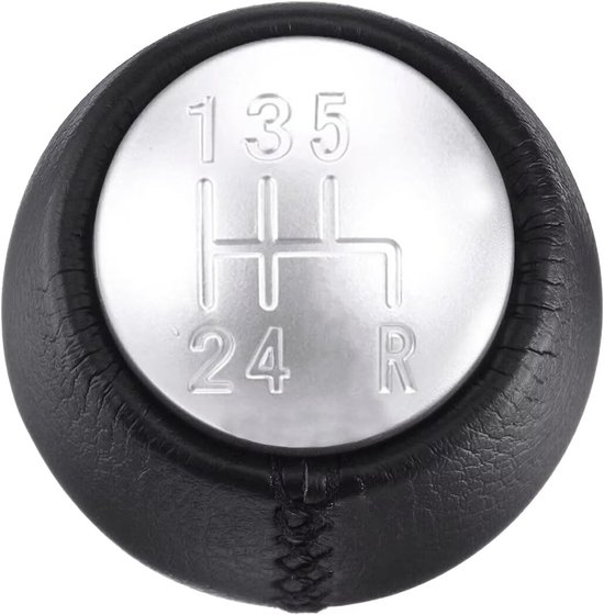 Versnellingspookknop - Schakelknop Pook - Auto Rijervaring - 5 Snelheden Zwart - One Size - Zwart — afbeelding 3