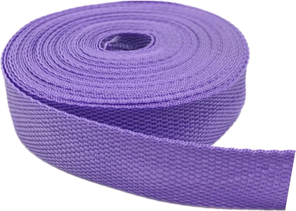 Nylon Singelband - Vrachtriem Bekledingsband - Handwerk Reparatie - Extra Sterk Geweven - 15 Inch Breed - Paars