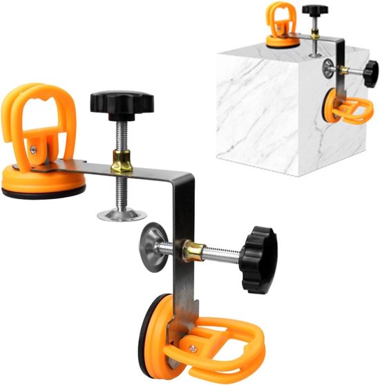 Voegmachine Aanrechtblad - Haakse Klem - Nauwkeurig Verbindingen Maken - Dubbele Zuignap Stabiliteit - 118 cm Hoofdstang - Zwart — afbeelding 4