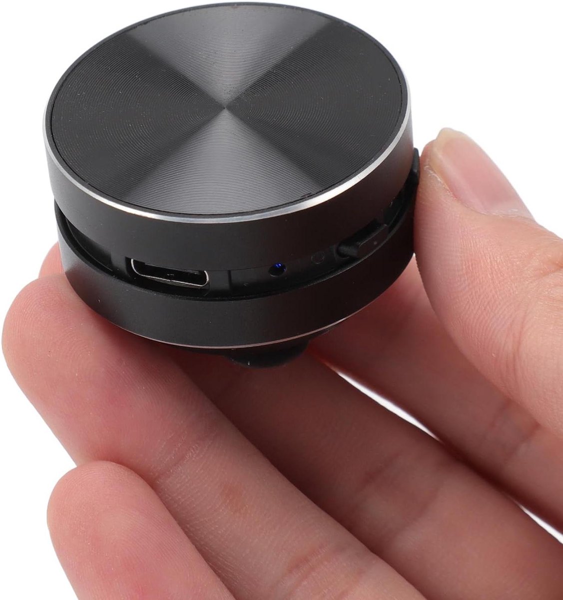 Draagbare Luidspreker - Mini Speaker - Muziek Luisteren - Zuignap Bevestiging - 40 mm Speaker - Zwart