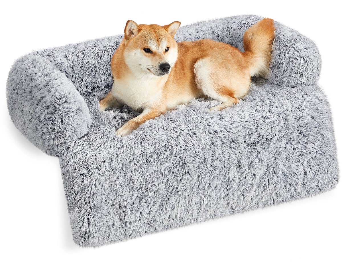 Feandrea - Hondenmand - FluffyHug Hondenbed Pluche - Sofa Bescherming - Voor Middelgrote en Grote Honden