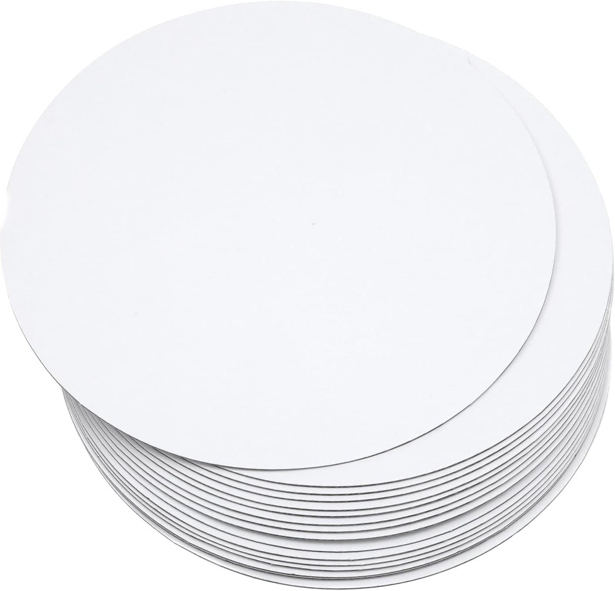 Taart Bords - Cake Cirkels - Bakken Presenteren - Dunner Sterker Karton - 255 cm Doorsnede - Wit