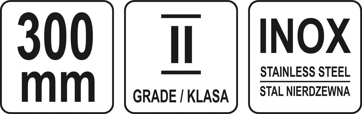Yato - SS Serie - Roestvrijstalen Liniaal - 300mm - Flexibel