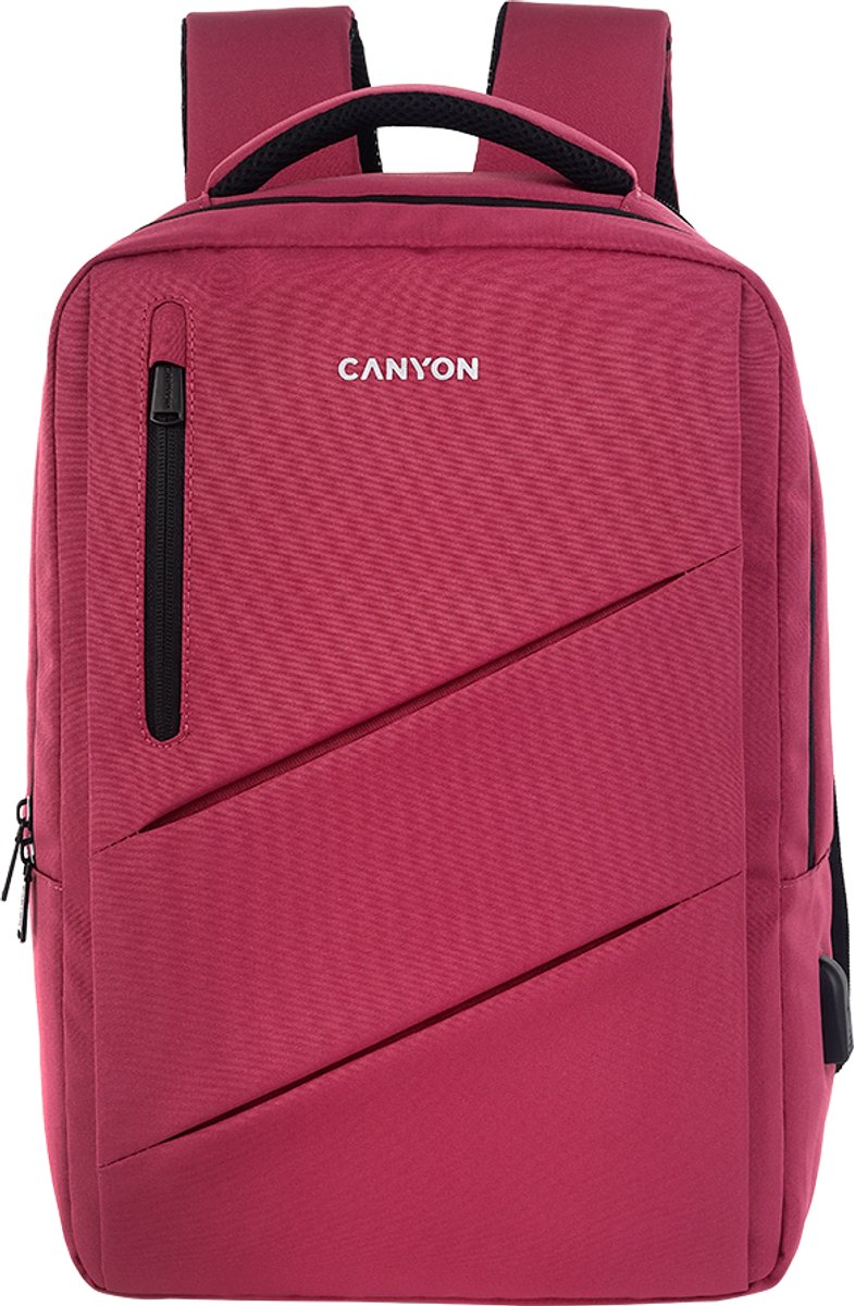 Canyon BPE-5 - Rugzak - Laptop 15.6'' - USB - Roze