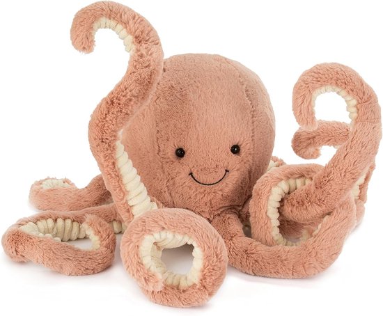 Octopus Knuffel - Pluche Dier - Spelen en Knuffelen - Grappig en Modern Design - 23 cm - Meerkleurig — afbeelding 2