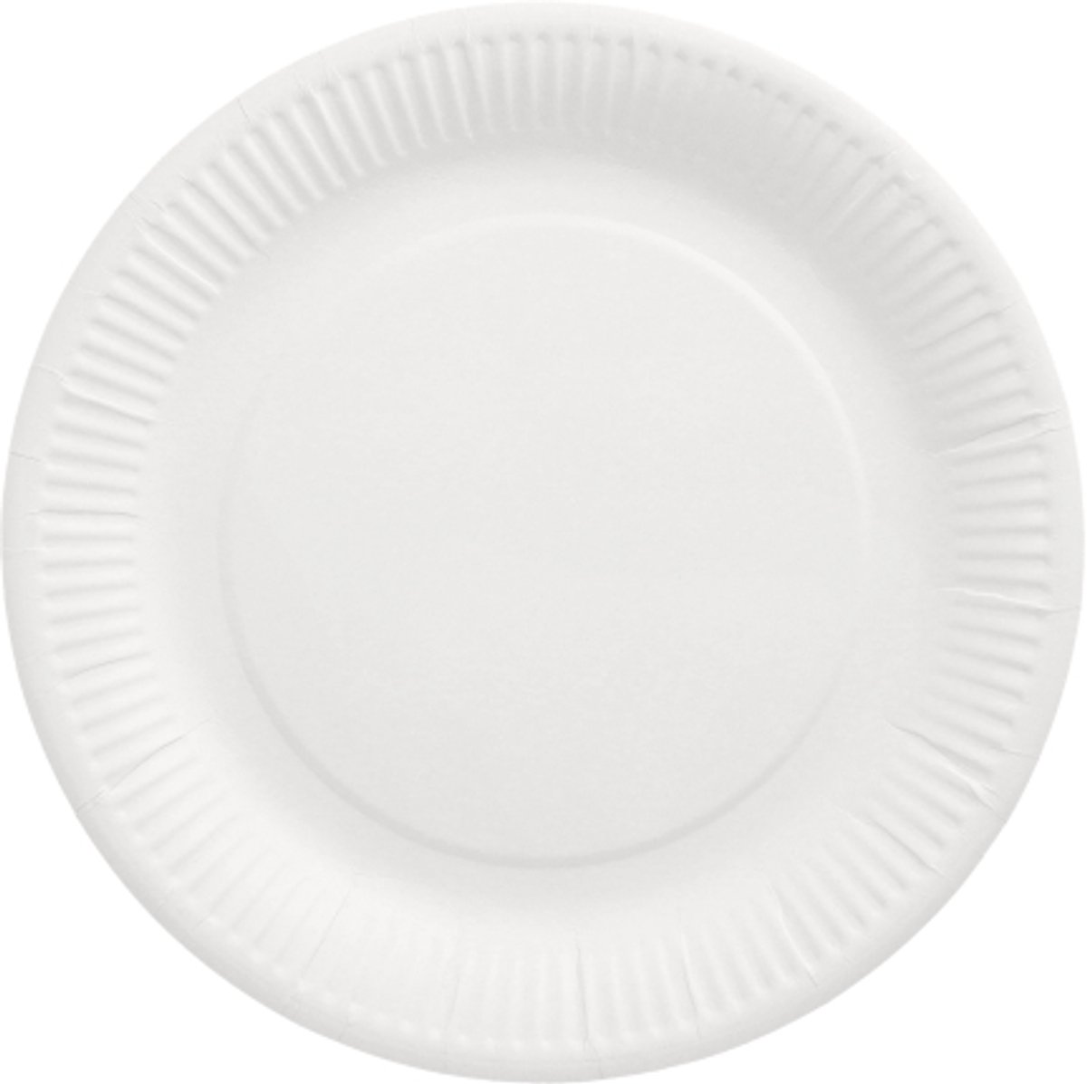 10x 50 Borden karton pure rond Ø 26 cm wit extra sterk