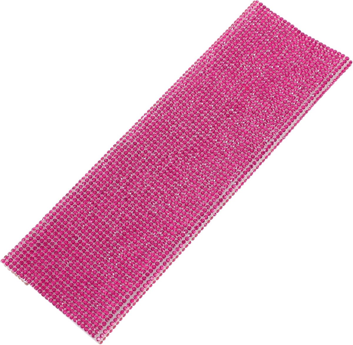 Microfoon Handvat Hoes - Decoratieve Beschermhoes - Optreden Presentatie - Strass Versiering - 18.3 cm Lengte - Roze