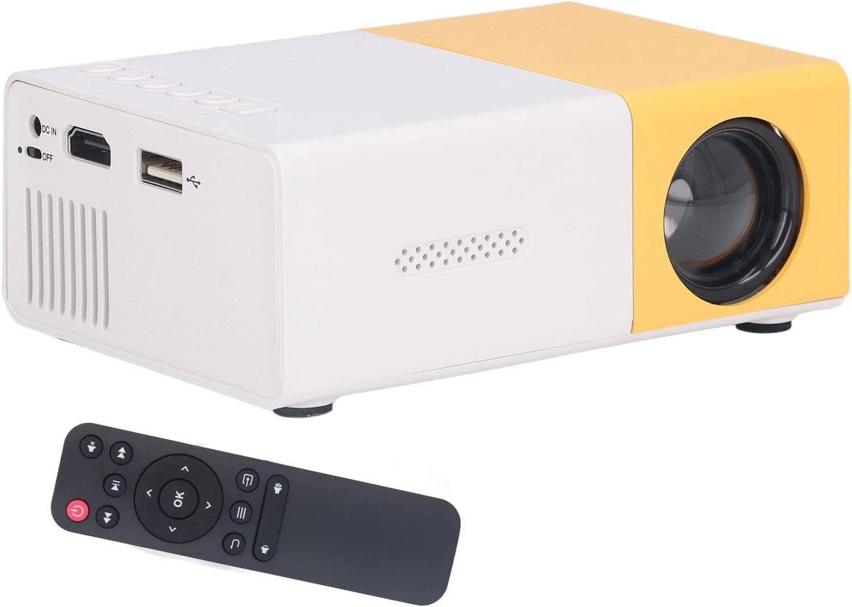Miniprojector Full HD - Draagbare Beamer - Thuisbioscoop Creëren - Groot Scherm Projectie - 24 tot 60 inch