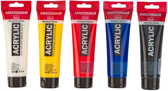 Amsterdam Standard Series acrylverf mengset | 5 x 120 ml