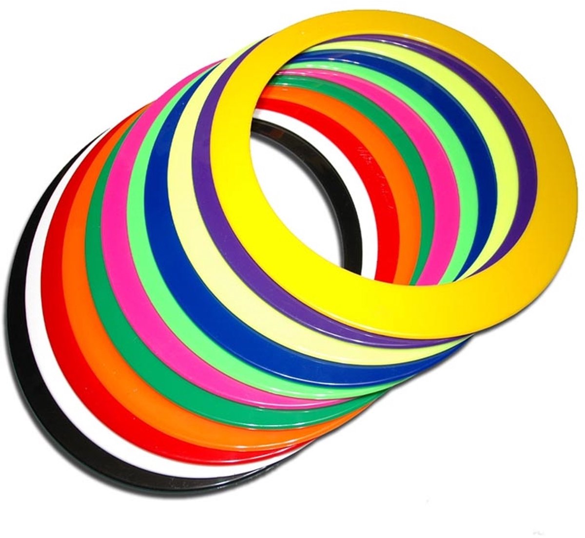 Mr Babache jongleer ring 32cm - fluorescerend speelgoed.