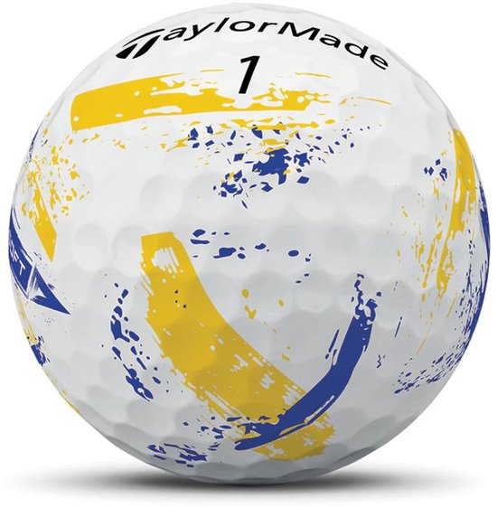 TaylorMade SpeedSoft Ink Golfballen 2026 - Blauw Geel - 12-Stuks van Merkloos — afbeelding 2