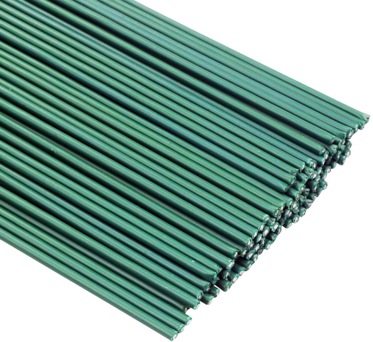 Bloemsteel Draad - Bloemdraad Krans maken - Bloemstukken Maken - Flexibel en Breek niet - 40 cm 2mm - Donkergroen