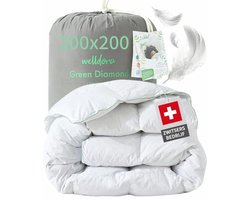 Dons- en verendekbed 200x200 cm - All season - Ademend en comfortabel