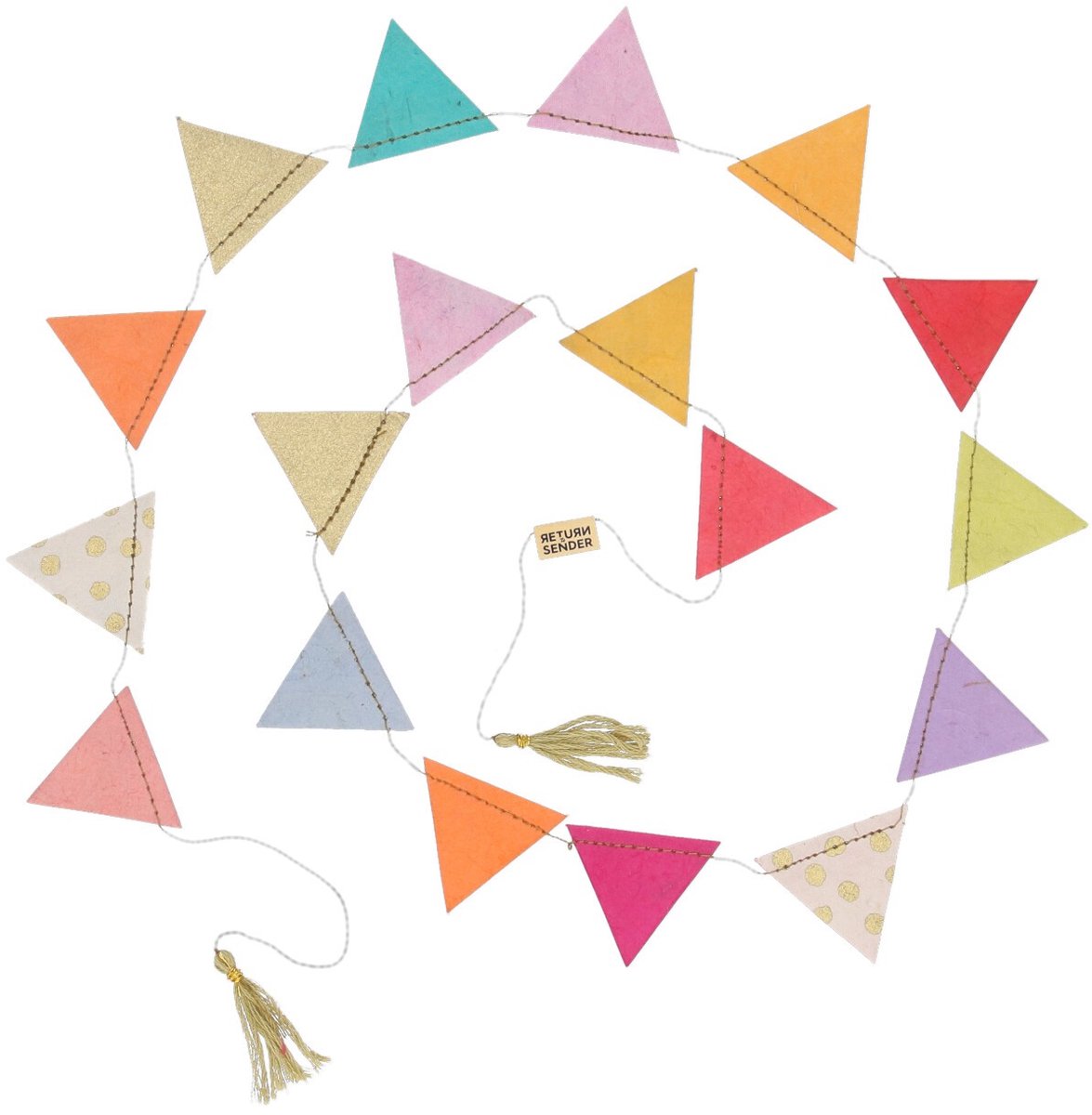 Return to Sender | Slinger van Lokta papier - Vlag Lalita - 1 Meter