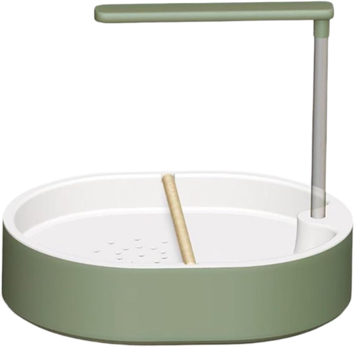 Vogelbad met Douche - Fontein Vogelbad - Vermaak Vogels - Automatische Watercirculatie - 318 x 28 x 25 cm