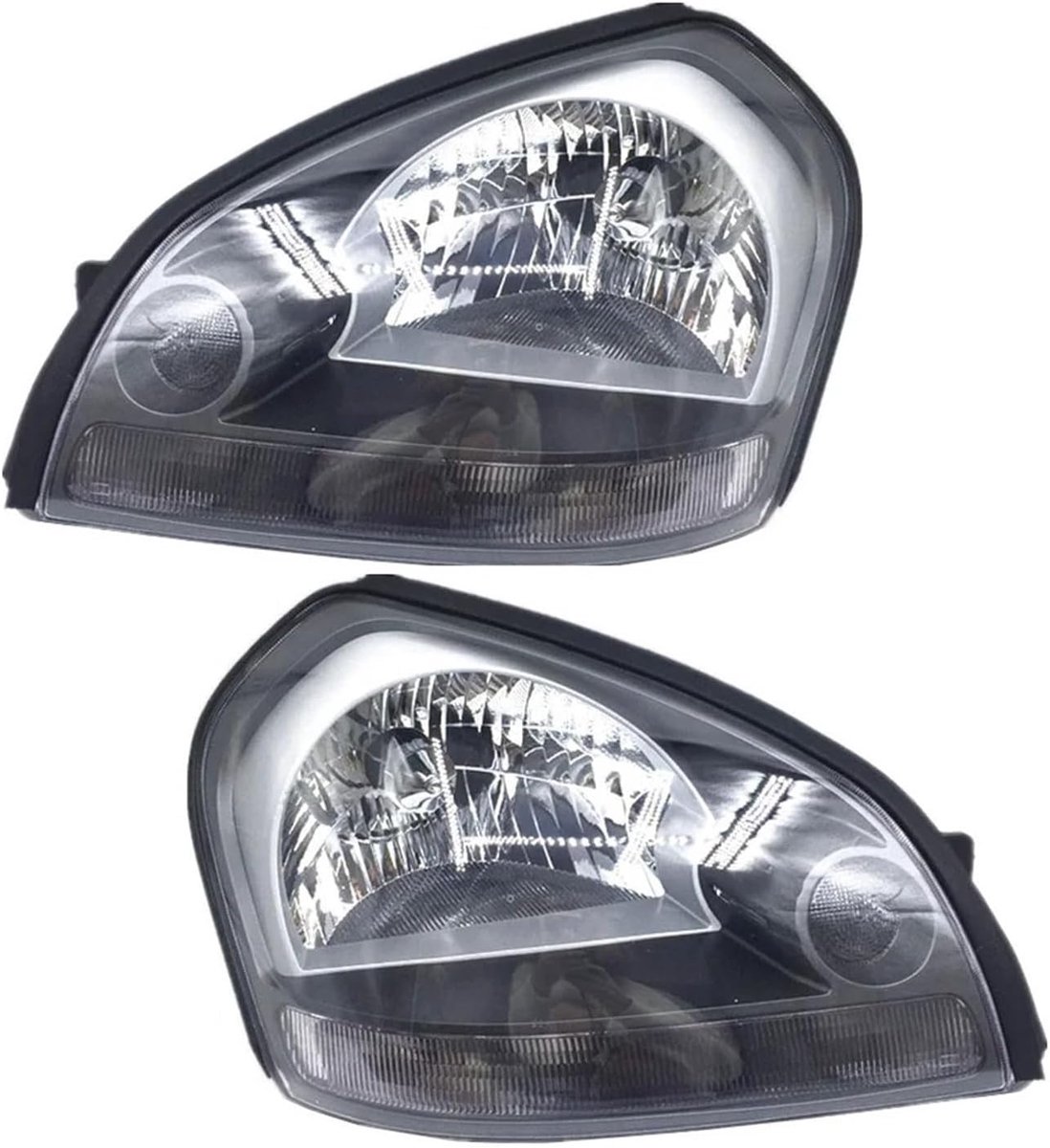 Koplampen Set - Auto Verlichting - Nachtelijk Rijden - Hoge Lichtdoorlatendheid - 1 Paar - Zwart