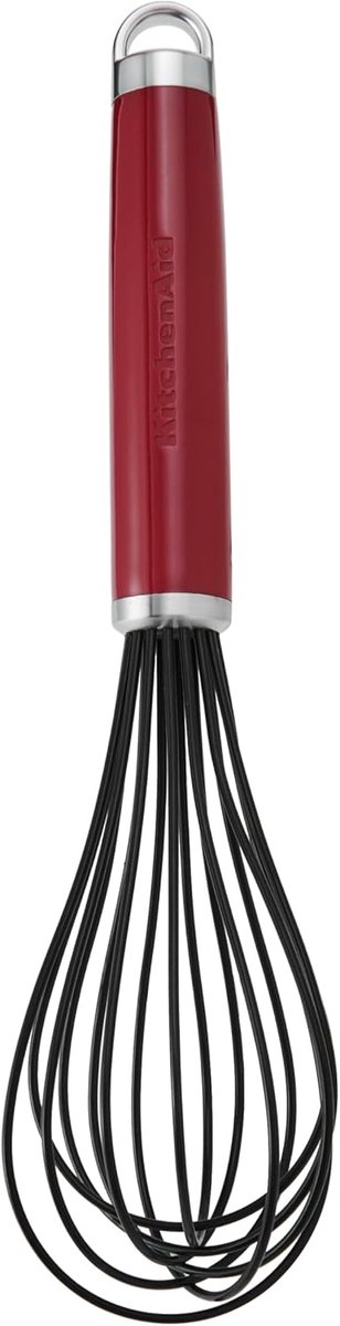 Siliconen Garde - Klopper - Beslag Mengen - Hittebestendig - 295 cm - Rood