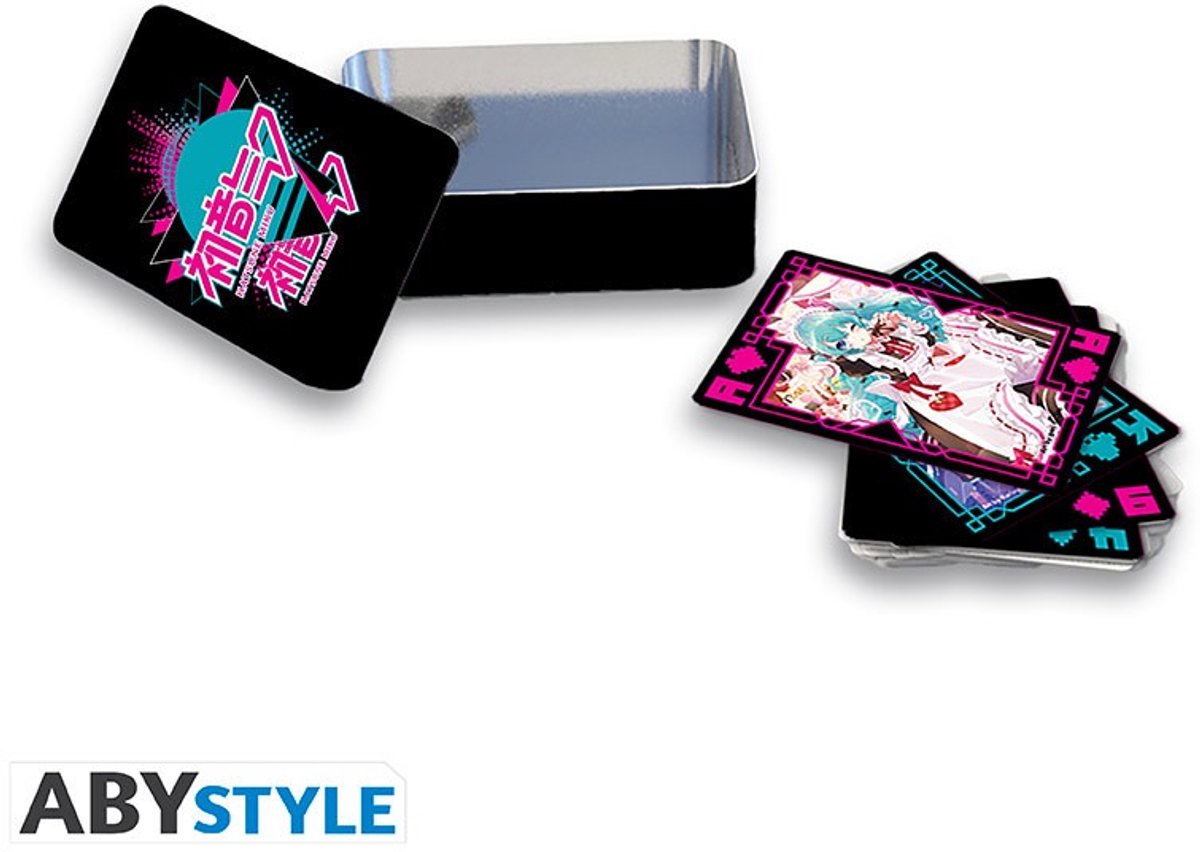 ABYSTYLE Hatsune miku - deck of 54 cards - miku and friends afbeelding