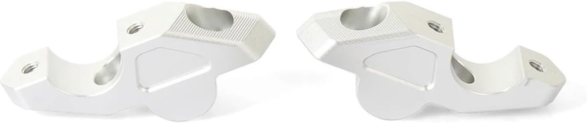 Stuurverhogers Motorfiets - Stuurklemmen Verhoging - Rijcomfort Verbeteren - CNC Aluminium Constructie - Specifiek Model - Zwart
