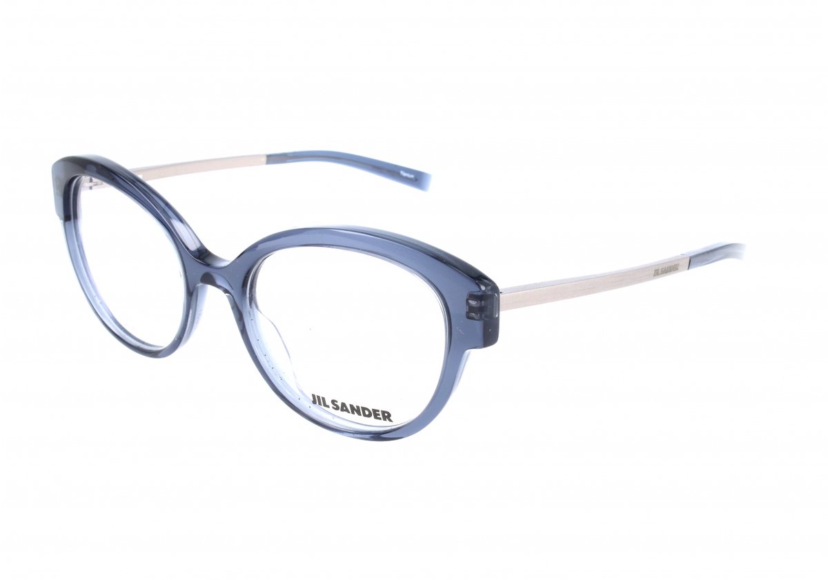 Jil Sander J4010 Blue/gun 52/19/140 UNISEX Brilmonturen