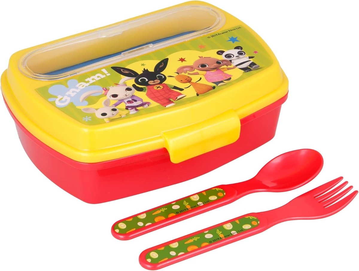 Sandwich Box - Lunchtas - Kinderen Mee - Duurzaam Materiaal - Eenheidsmaat - Veelkleurig