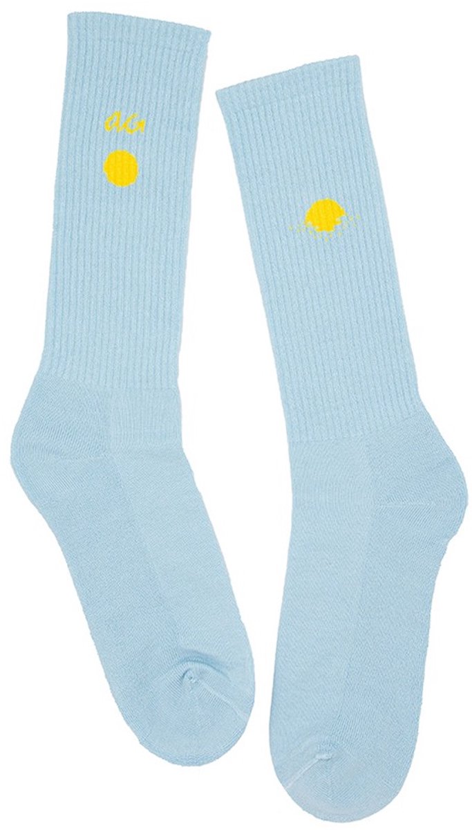 Alfredo Gonzales unisex athletic sokken icon sun blauw