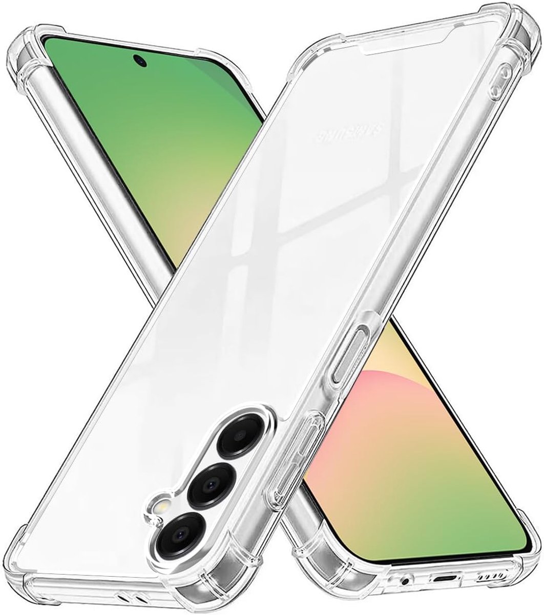 Siliconen Backcover - Schokbestendig - Transparant - Hoesje Geschikt voor: Samsung Galaxy A37