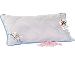 Neksteunkussen - Hoofdkussen - Comfortabel Slapen - Geltraagschuim Vulling - 40x80cm - Wit