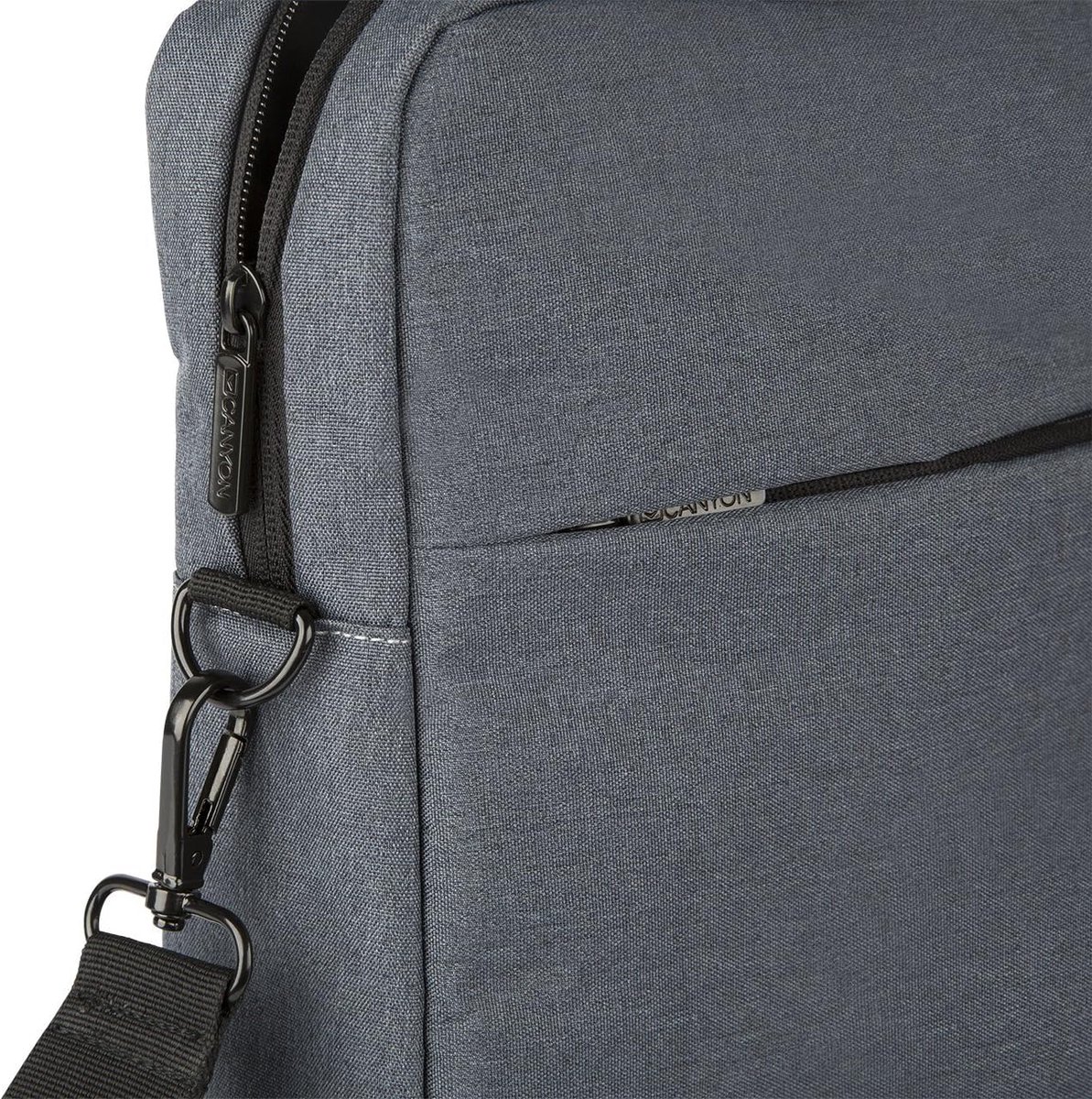 Laptoptas - Schoudertas - Zakelijk transport - Antislip schouderriem - 38-40 cm - Grijs