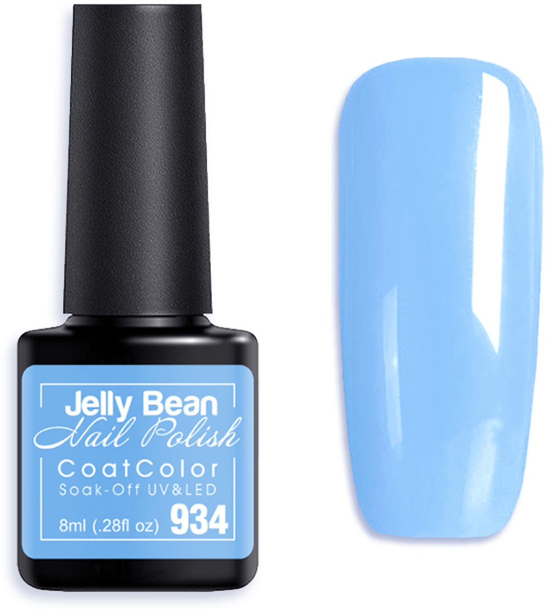 Jelly Bean Nail Polish Gel Nagellak New - Gellak - Sky Blue - UV Nagellak 8ml