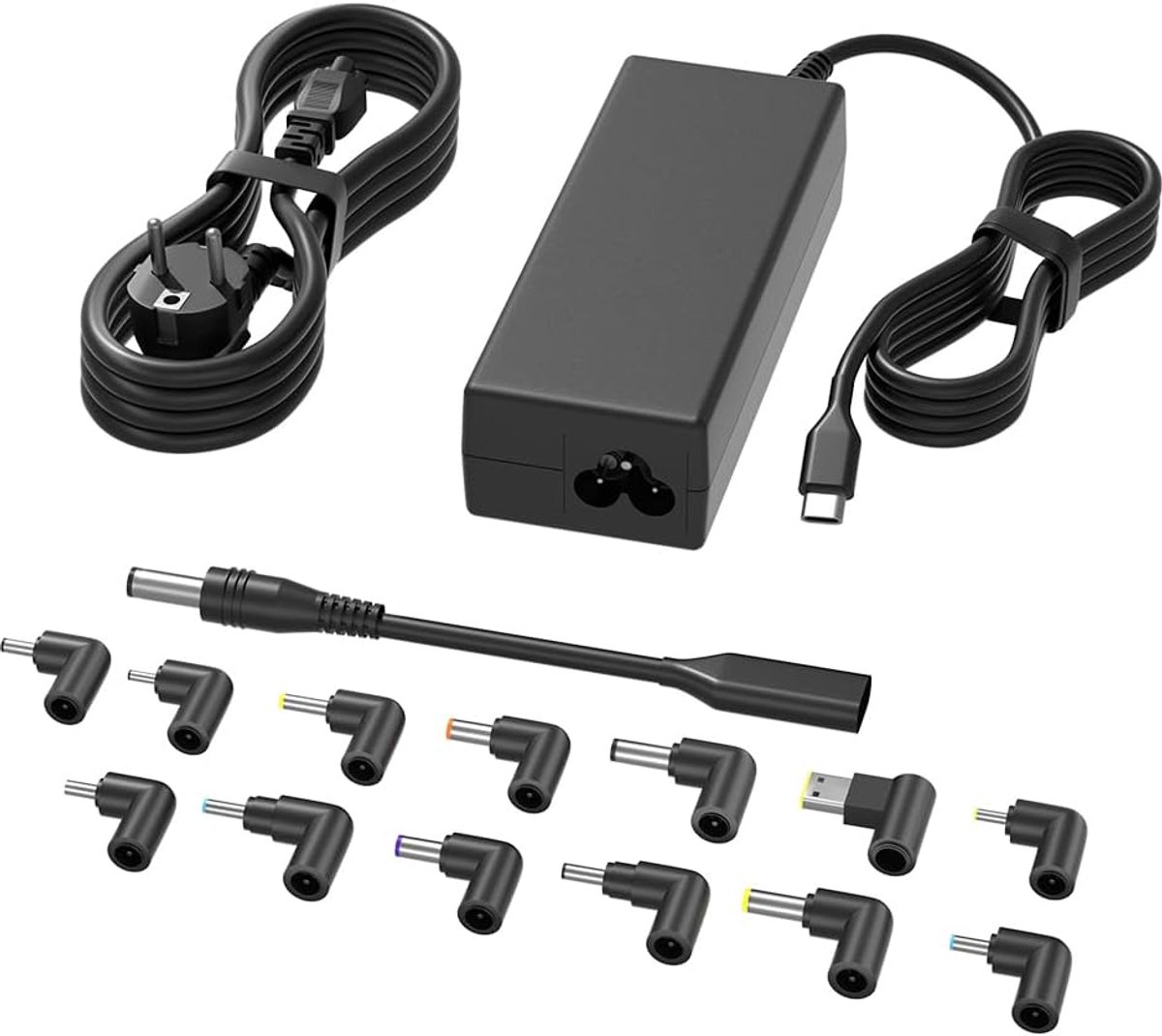 Krachtige Laptop Lader - Universele Adapter - Snel Opladen - 100 Watt Vermogen