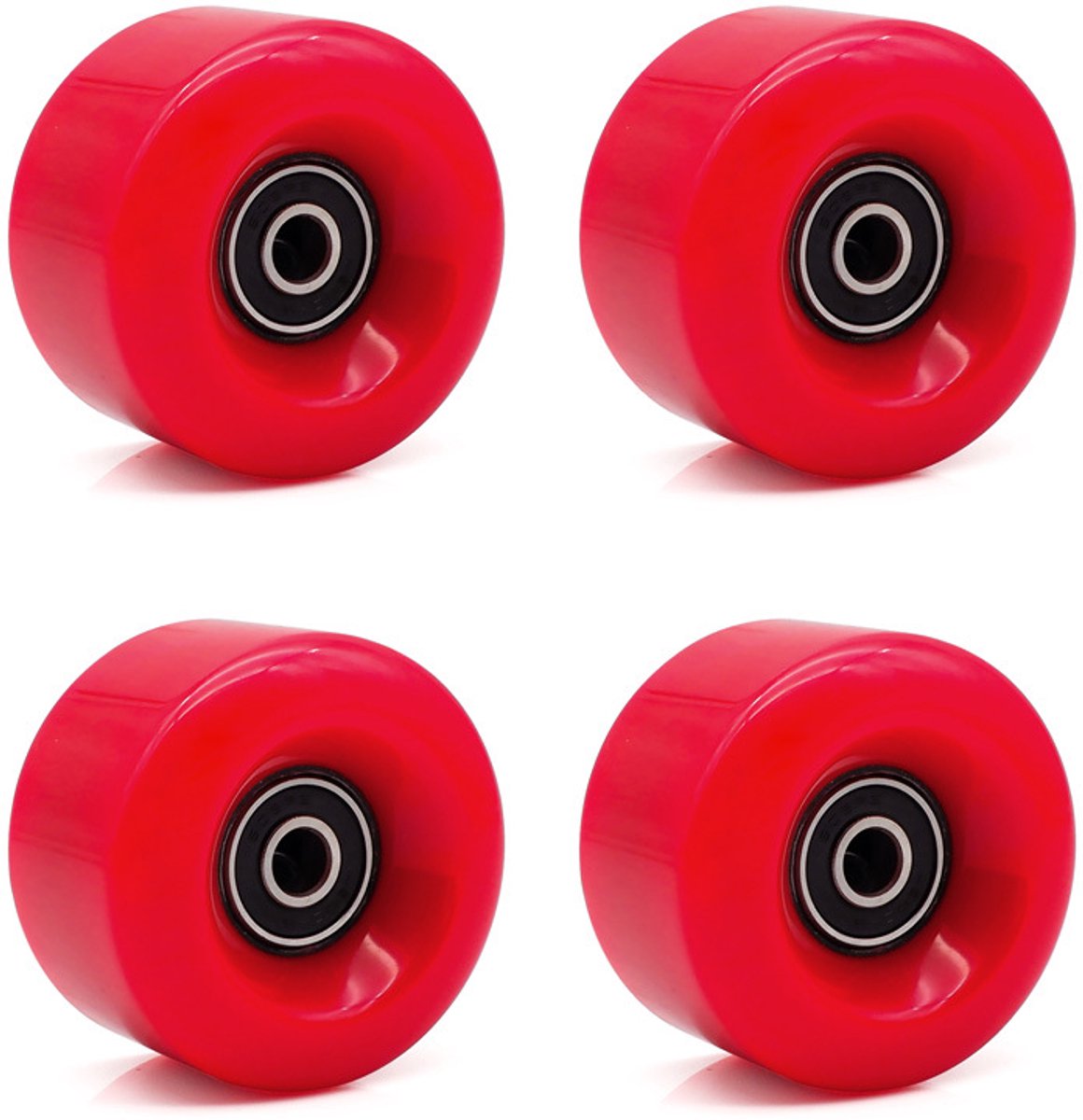 Rolschaats Wielen Skate Onderdelen Recreatief Skaten Goede Grip Buiten 58mm x 32mm Rood