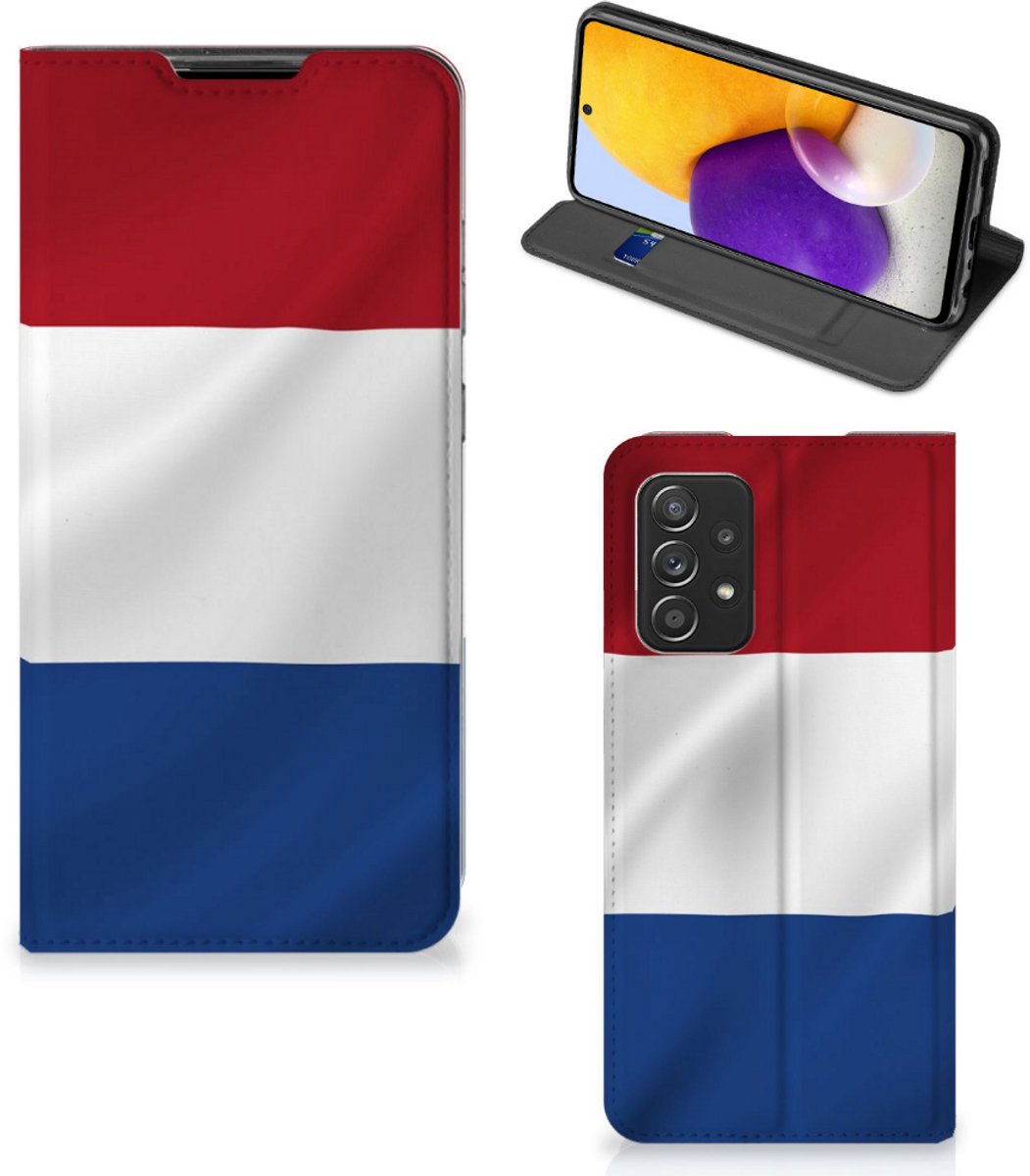 Samsung Galaxy A72 (5G/4G) Standcase Nederlandse Vlag