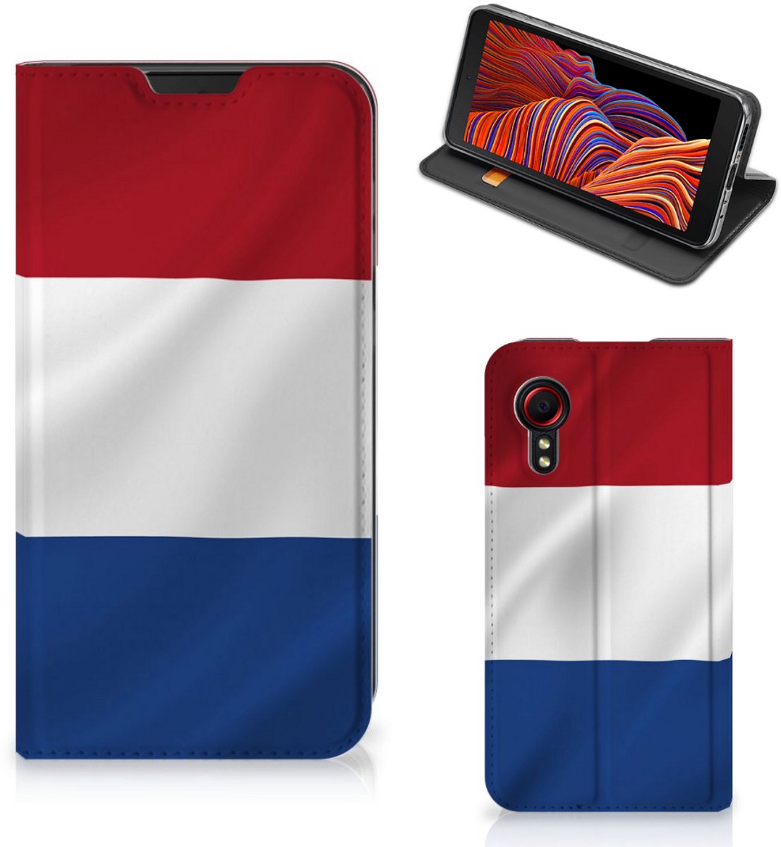 Samsung Galaxy Xcover 5 Standcase Nederlandse Vlag