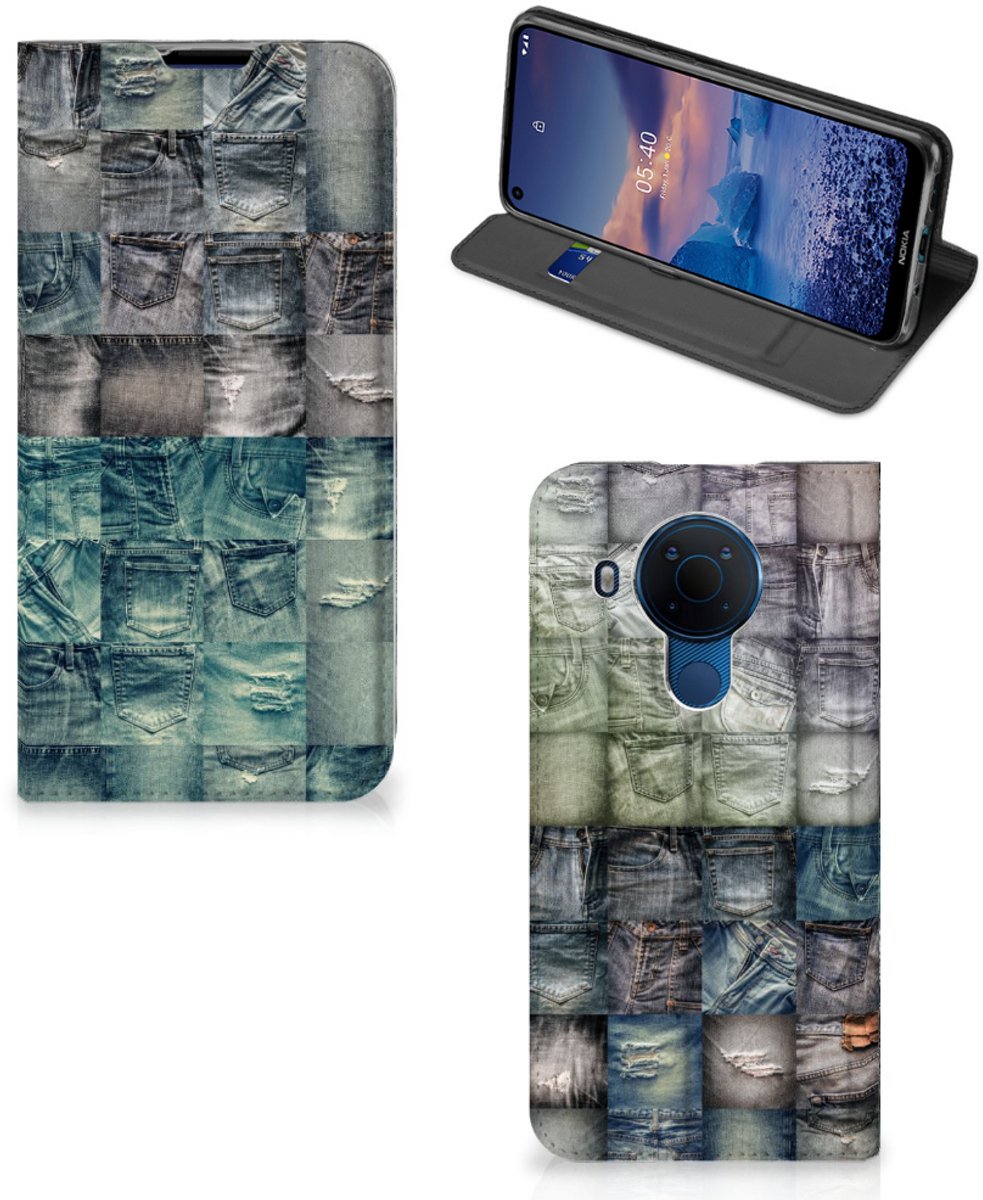 Hippe Standcase Nokia 5.4 Spijkerbroeken