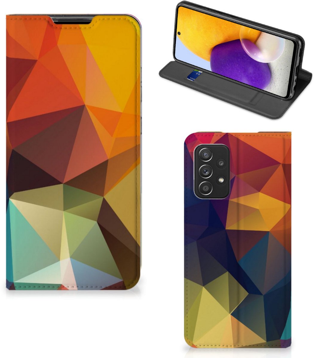 Samsung Galaxy A72 (5G/4G) Stand Case Polygon Color