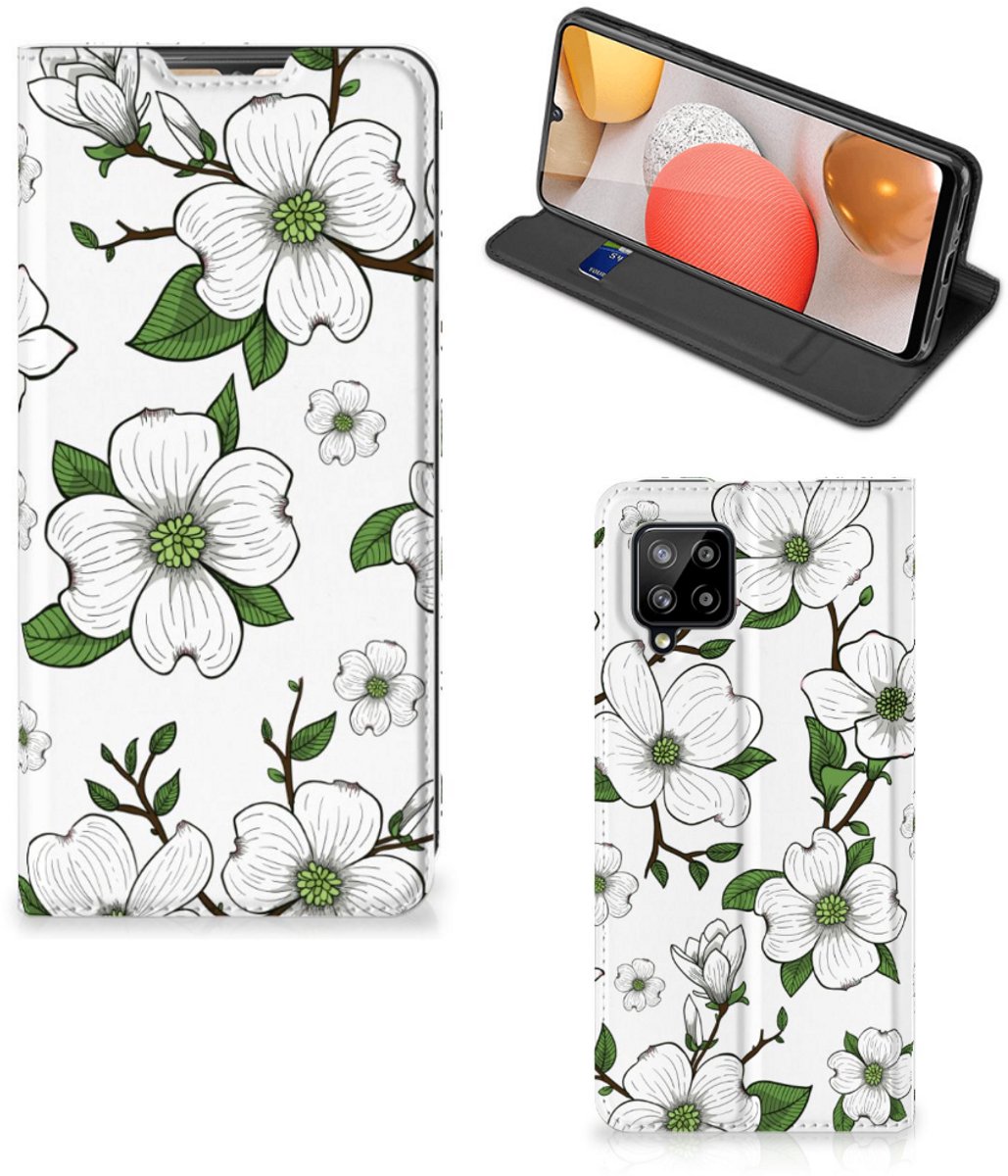 Samsung Galaxy A42 Smart Cover Dogwood Flowers